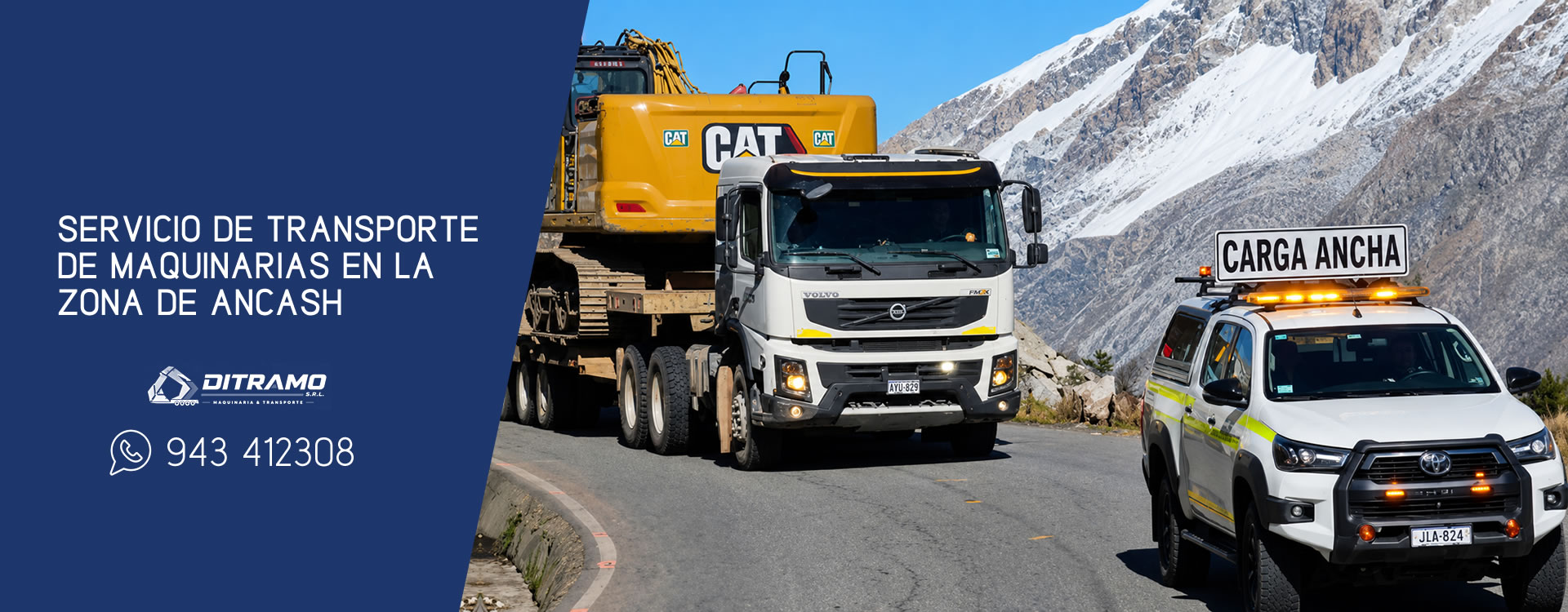 Servicio de transporte de Maquinarias Ancash Huaraz